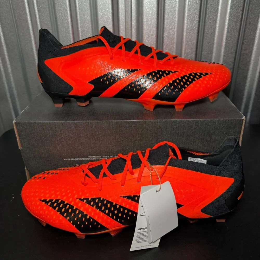 adidas PREDATOR ACCURACY.1 Low FG Soccer Cleats Orange GW4574 Men’s Size 11.5